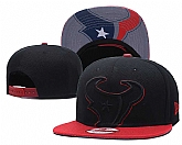 Bulls Team Logo Black Adjustable Hat GS2,baseball caps,new era cap wholesale,wholesale hats